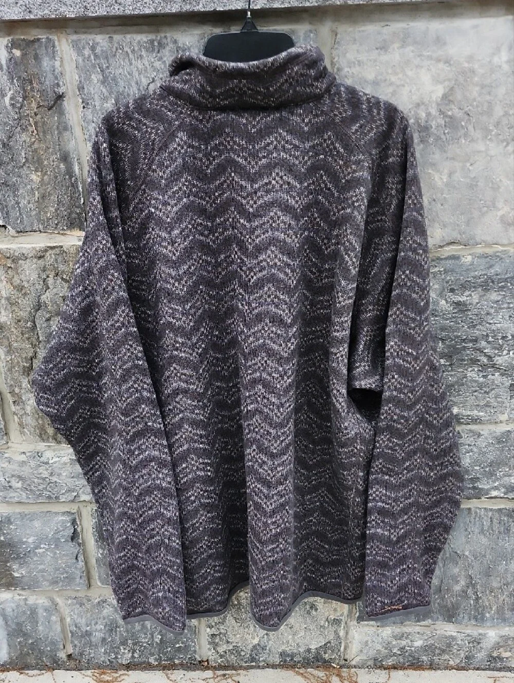 Patagonia Men’s Better Sweater Heathered Gray 1/4-Zip Size 3XL